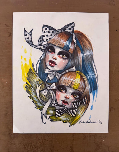 The Pair Drawing - Spring Cleaning treasure (Copy 2)