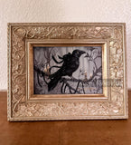 Nevermore (signed and framed print)- Spring Cleaning treasure