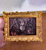 Cottage Bat(signed and framed print)- Spring Cleaning treasure