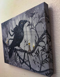 Nevermore- Hand Embellished Canvas ( Only For 48 Hours)