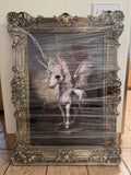Moonlight large ornate Framed Print