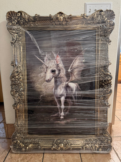 Moonlight large ornate Framed Print