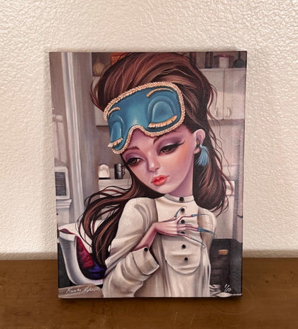 “Audrey” Canvas Print Signed - Spring Cleaning treasure