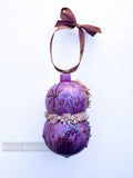 Pink Snow- Holiday Original Ornament